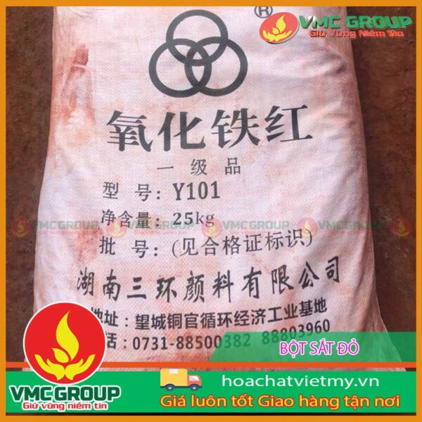 Bột sắt đỏ bao 25kg