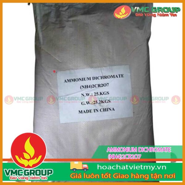 AMMONIUM DICHROMATE (NH4)2CR2O7