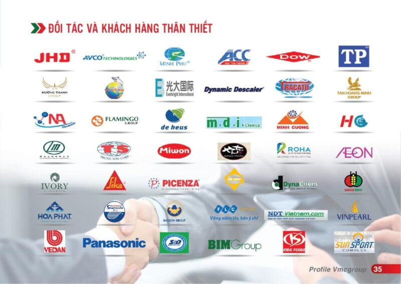 các đối tác thân thiết của VMC